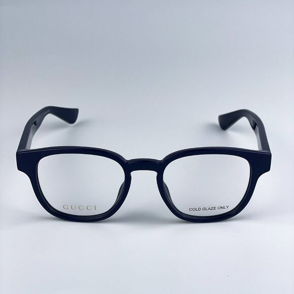 Gucci GG1343O 003 Eyeglasses Blue Square Unisex - Picture 1 of 12